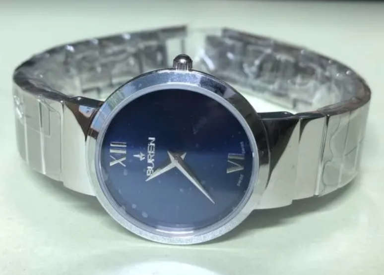BUREN Stainless Steel Ladies Watch - Blue Face